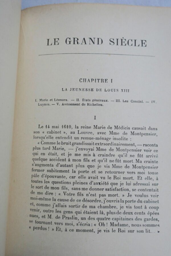 GRAND SIECLE  L'HISTOIRE DE FRANCE RACONTEE 1924 – Image 6