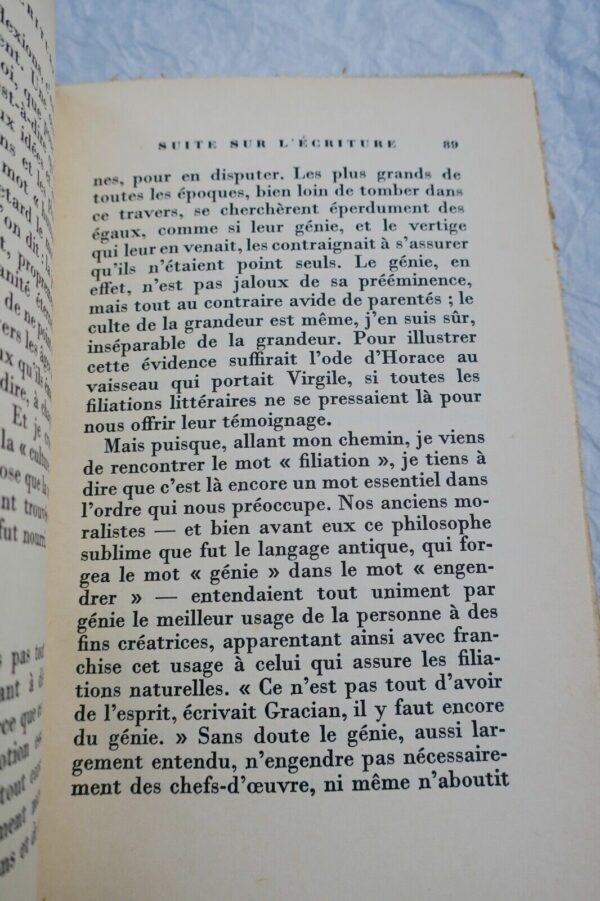 GRASSET (Bernard) Les Chemins de l'écriture + envoi – Image 6