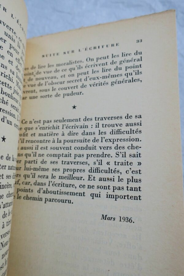 GRASSET (Bernard) Les Chemins de l'écriture + envoi – Image 7