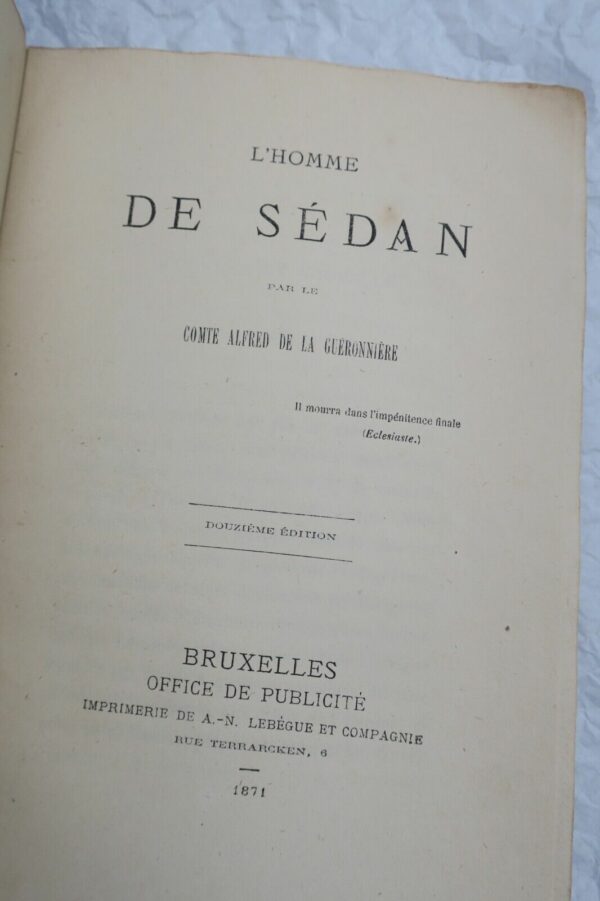 GUERRE 1870 homme de SEDAN suivi de l'homme de METZ 1871 – Image 10