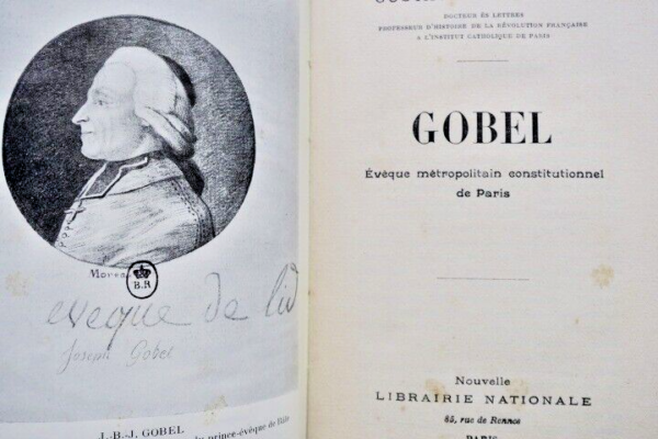 Gobel Évèque Métroplolitain Constitutionnel de Paris