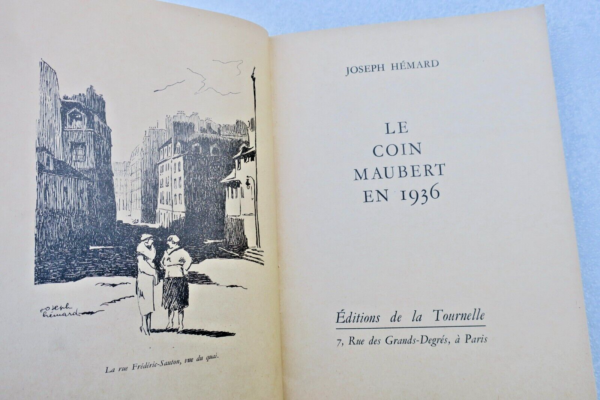 HEMARD Joseph LE COIN MAUBERT EN 1937