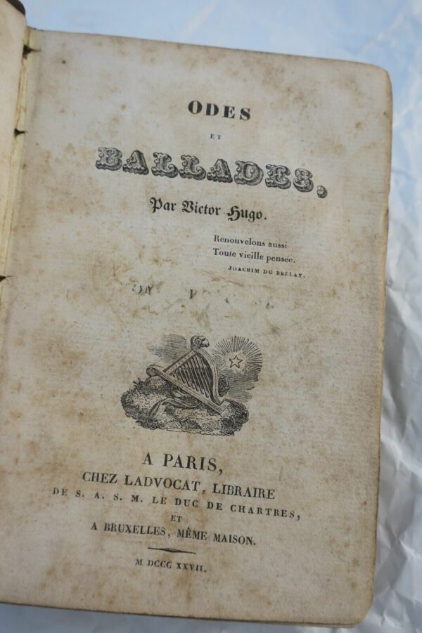 HUGO  Odes et ballades 1827 – Image 4