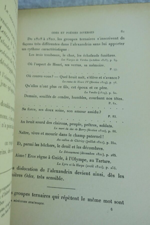 HUGO RYTHMES DANS L'ALEXANDRIN, dans la prose + dédicacé – Image 4