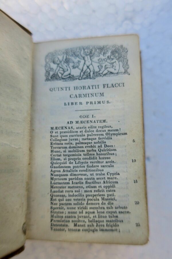 Horace QUINTUS HORATIUS FLACCUS London  1824 mini – Image 4