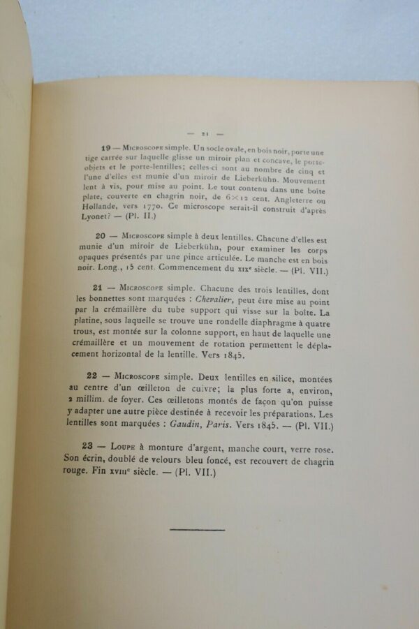 Instruments Collection Nachet : instruments scientifiques et livres anciens 1929 – Image 9