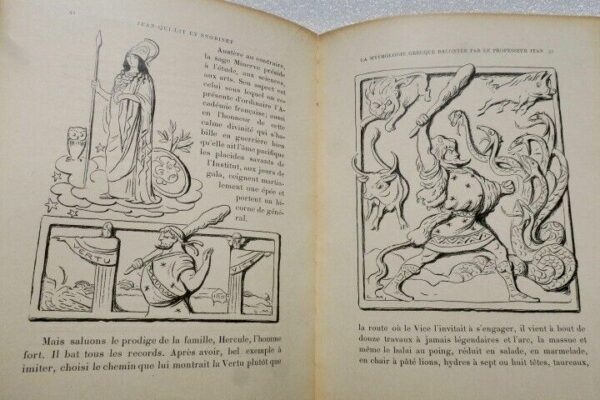 Jean-qui-lit et Snobinet. Texte et illustrations de Lucien Métivet + dédicace – Image 11