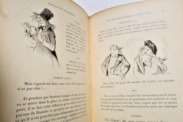 Jean-qui-lit et Snobinet. Texte et illustrations de Lucien Métivet + dédicace – Image 3