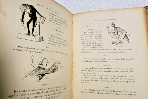 Jean-qui-lit et Snobinet. Texte et illustrations de Lucien Métivet + dédicace – Image 4