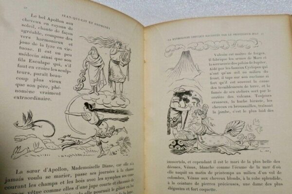 Jean-qui-lit et Snobinet. Texte et illustrations de Lucien Métivet + dédicace – Image 6