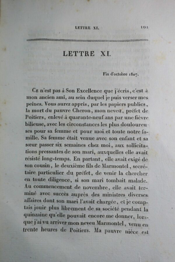 LETTRES INEDITES DE L'ABBE MORELLET histoire politique et littéraire 1806-1807 – Image 3