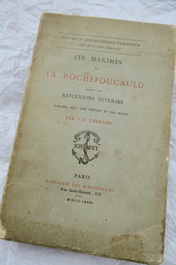 La Rochefoucauld Les Maximes de La Rochefoucauld 1881 – Image 3