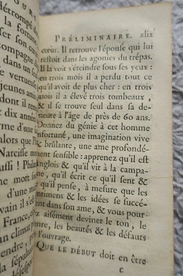 Les Nuits d'Young; traduites par M. Le Tourneur 1769 – Image 9