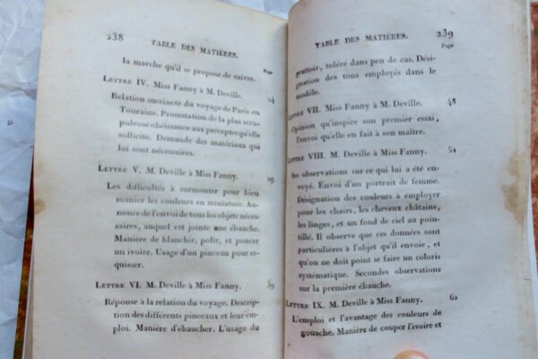 Lettres sur la miniature 1822 – Image 11