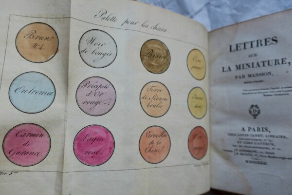 Lettres sur la miniature 1822