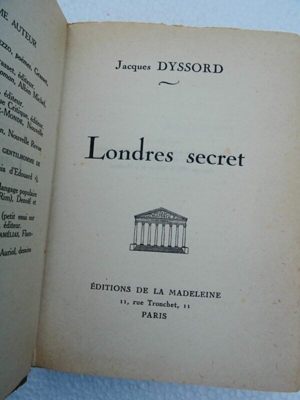 Londres Secret 1932 – Image 9