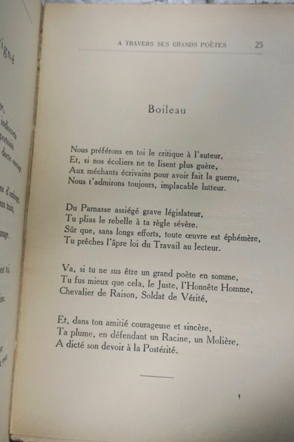 MAUGIS L'Ame de la France à travers ses grands poètes. Sonnets + dédicace – Image 6