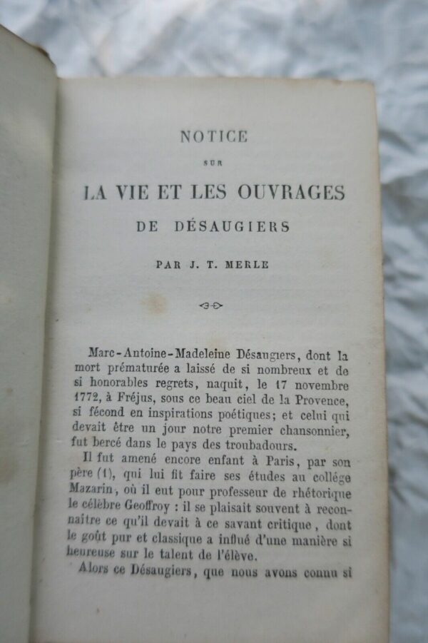 MINI Désaugiers Chansons et poésies. Édition elzévirienne – Image 6