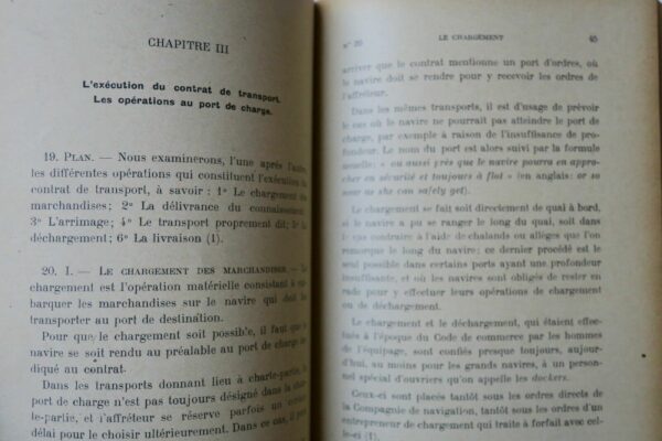 Manuel pratique du transport des marchandises par mer 1926 – Image 4