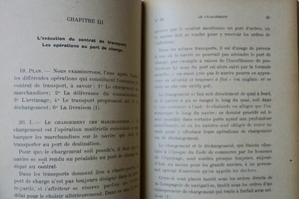 Manuel pratique du transport des marchandises par mer 1926 – Image 4