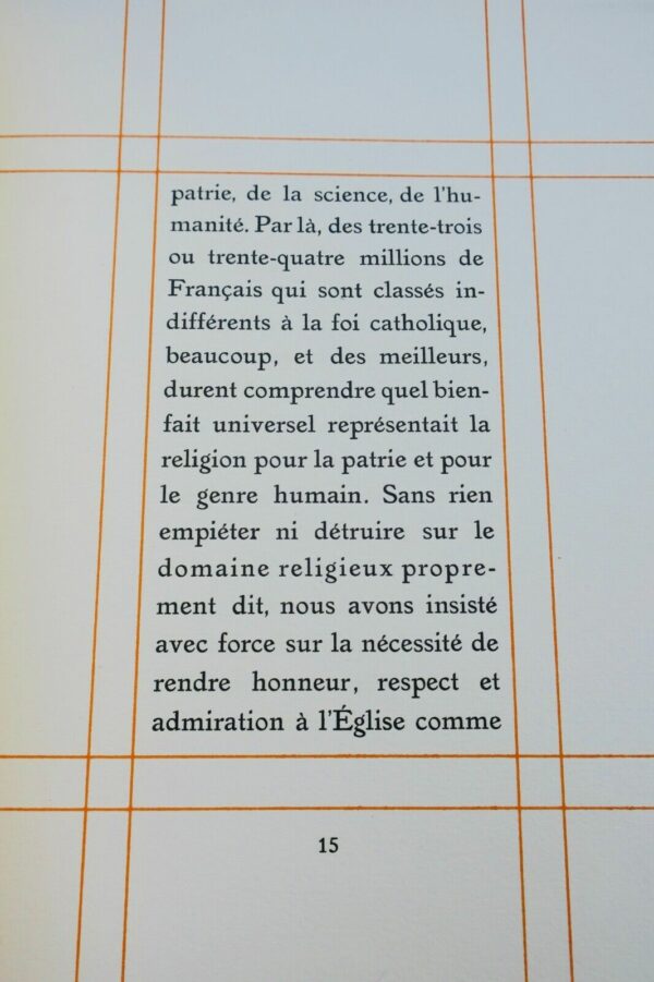 Maurras, Charles Lettre de Charles Maurras à Sa Sainteté Le Pape Pie XI – Image 7