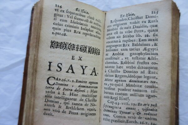 Mini Antologia seu Contradictiones apparentes Sacrae Scripturae 60x115 mm. 1678 – Image 7