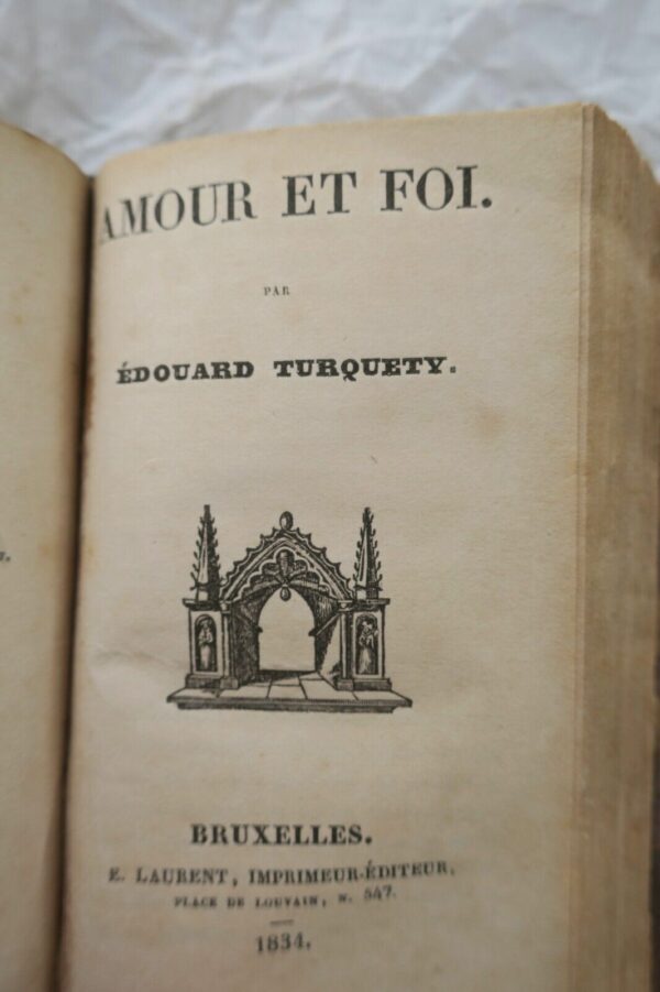 Mini Dumas, Lamartine Poesies par Jean Reboul de Nimes 1836.. + Amour et foi – Image 6