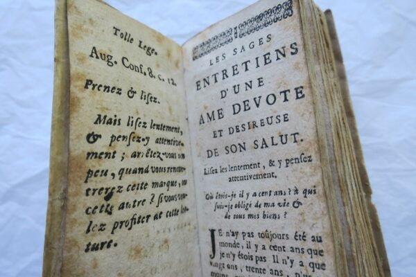 Mini LES SAGES ENTRETIENS D'UNE AME DEVOTE ET DESIREUSE DE SON SALUT 1736 – Image 5