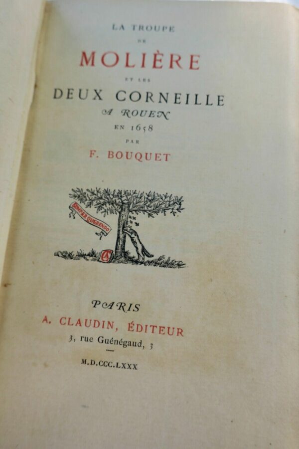 Molière Troupe de Molière et les deux Corneilles a Rouen en 1658 – Image 7