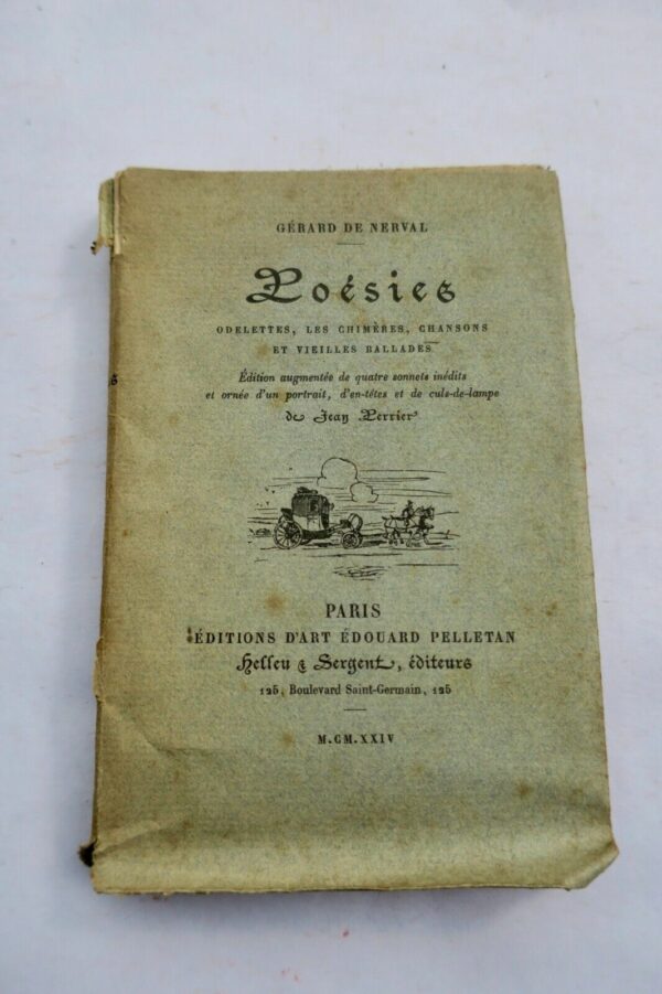 Nerval, Gérard de Poésies. Odelettes, les chimères, chansons et vieilles ballade – Image 3