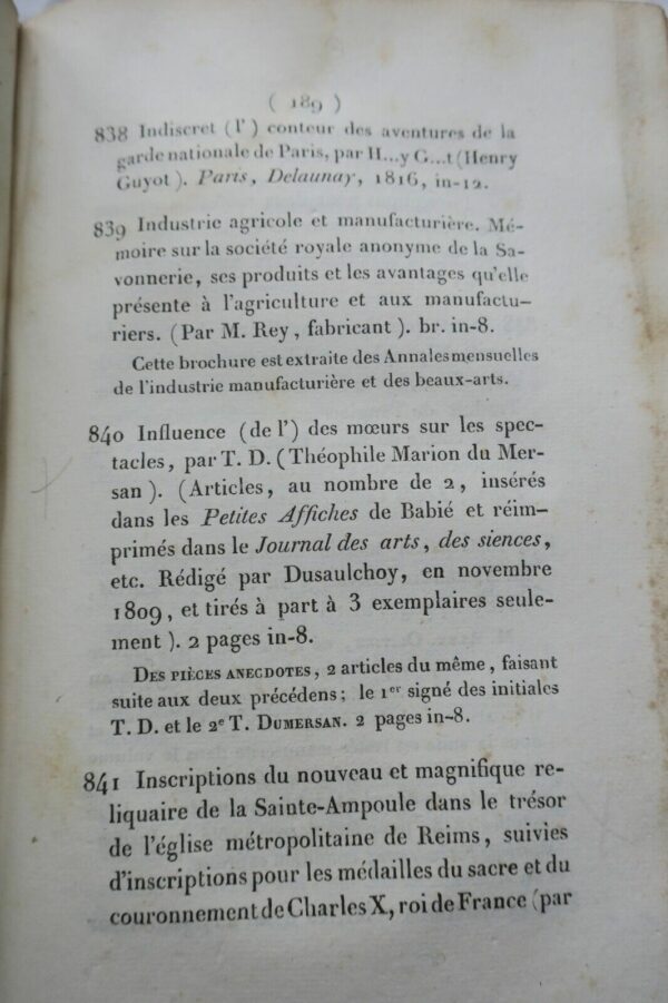 Nouveau recueil d'ouvrages anonymes et pseudonymes. 1834 – Image 6