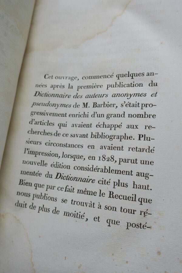 Nouveau recueil d'ouvrages anonymes et pseudonymes. 1834 – Image 10