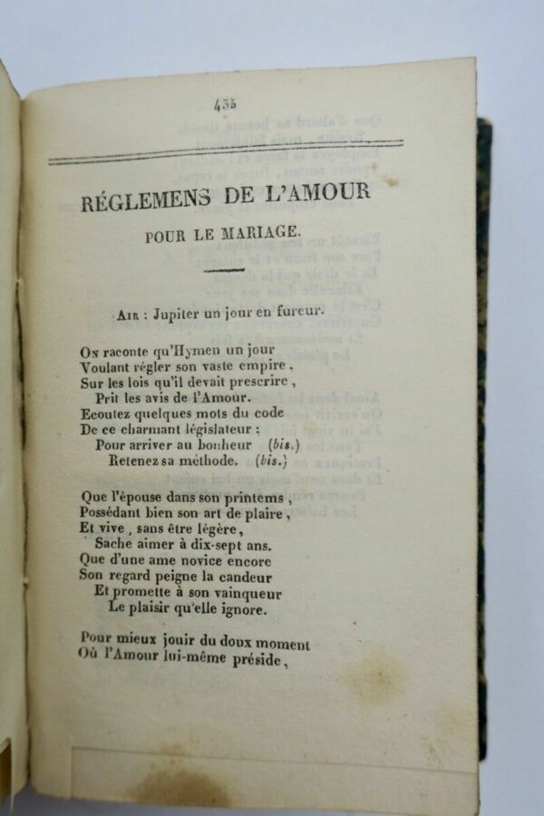 Nouvelle anthologie ou choix de chansons anciennes et modernes 1827 – Image 4