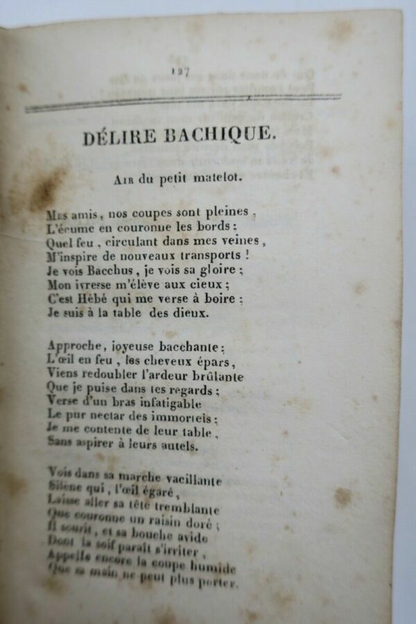 Nouvelle anthologie ou choix de chansons anciennes et modernes 1827 – Image 5