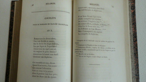 PARNY Oeuvres choisies d'Evariste Parny  1826 – Image 6