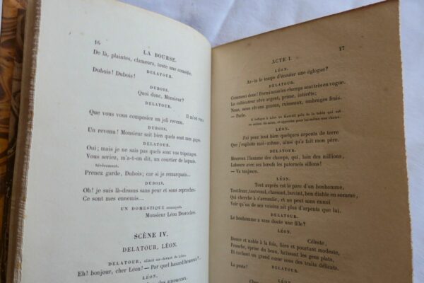 PONSARD  La Bourse. Comédie en cinq actes en vers. 1856 – Image 4