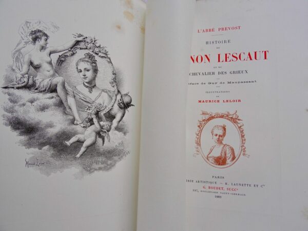 PREVOST Histoire de Manon Lescaut illustré par Leloir