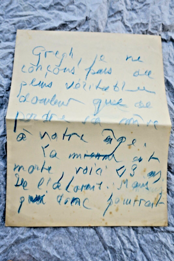 Pierre Louÿs LETTRE AUTOGRAPHE MANUSCRITE