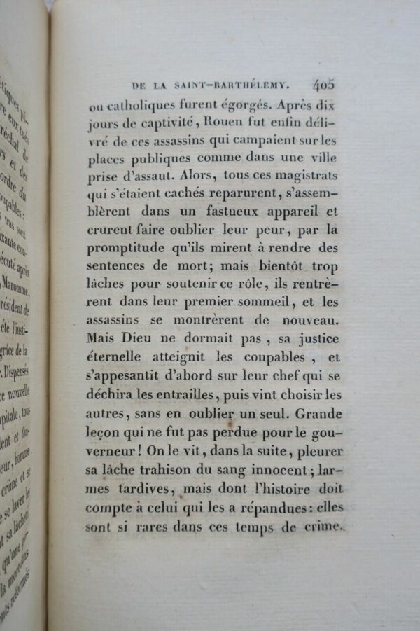 Protestant Audin Histoire de la Saint-Barthélemy d'après les chroniques 1826 – Image 3