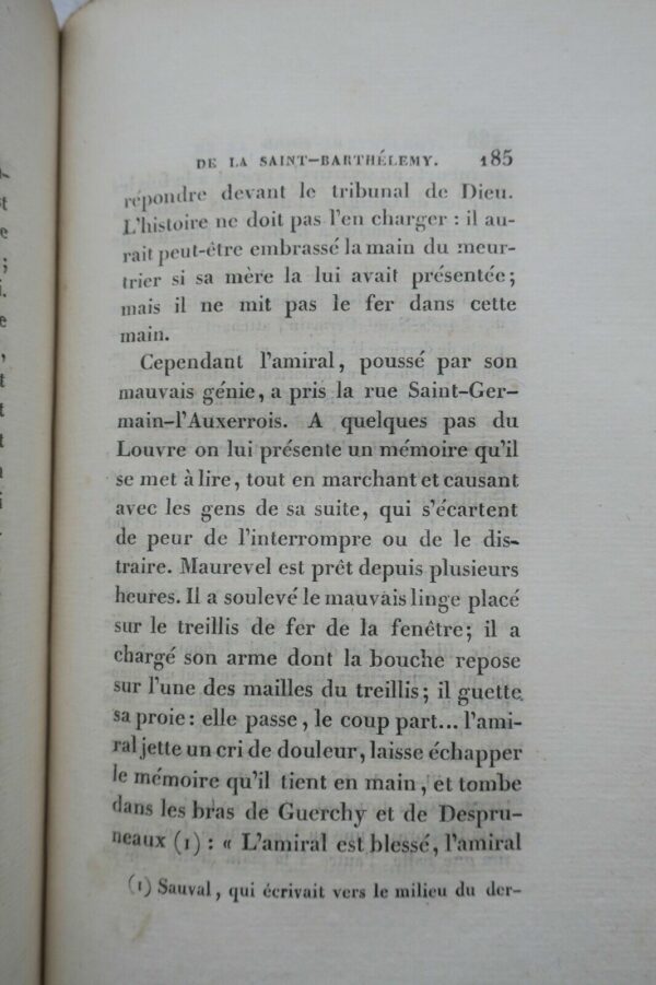 Protestant Audin Histoire de la Saint-Barthélemy d'après les chroniques 1826 – Image 5