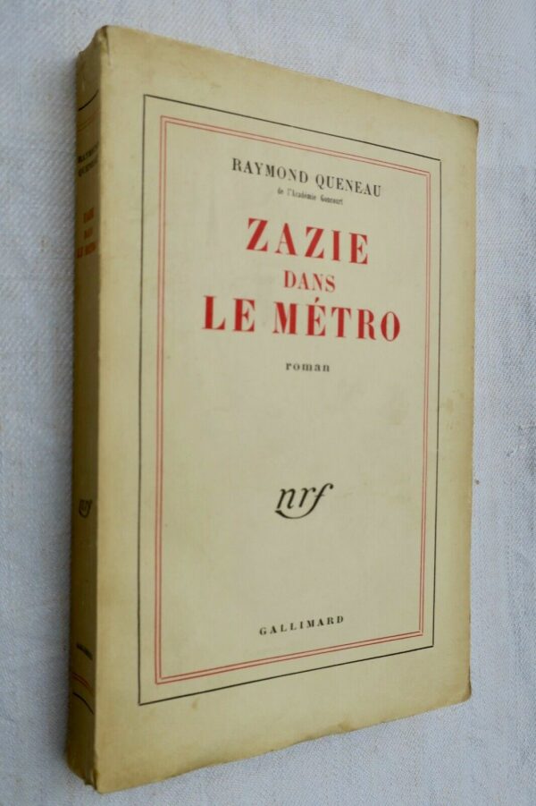 QUENEAU ZAZIE DANS LE METRO 1960. I NRF blanche – Image 3