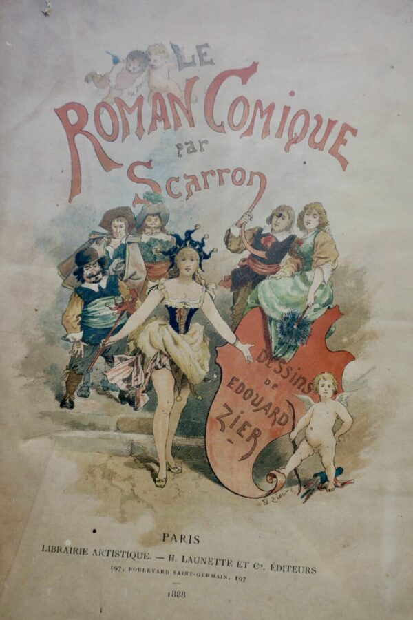 SCARRON Le roman comique 1888 ill-Zier