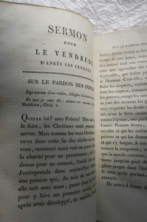 SERMONS NOUVEAUX SUR LES VERITES LES PLUS INTERESSANTES DE LA RELIGION 1824 – Image 5