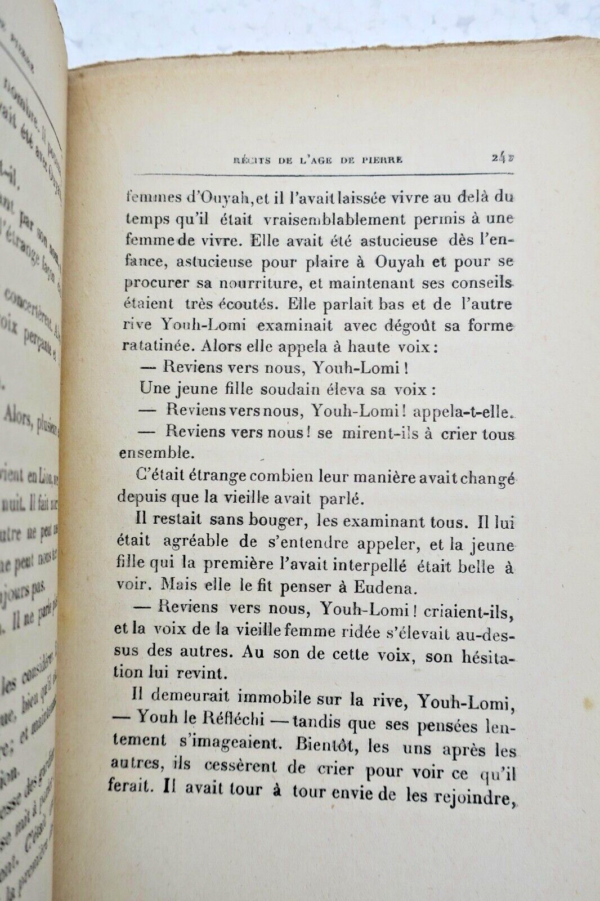 SF WELLS (H.-G.) Une Histoire des Temps à venir Récits de l'âge de pierre – Image 3