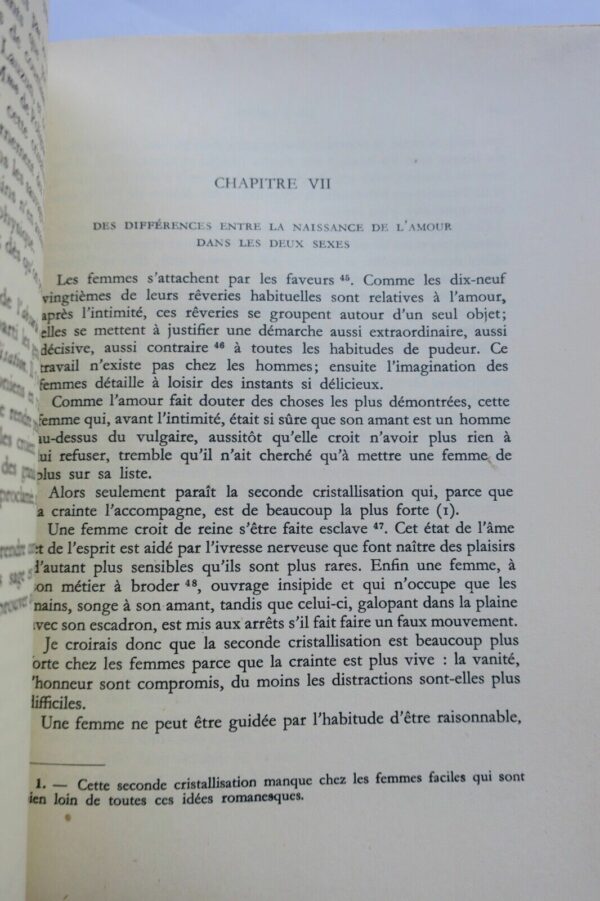 STENDHAL DE L'AMOUR. Edition établie et commentée par Henri Martineau – Image 6