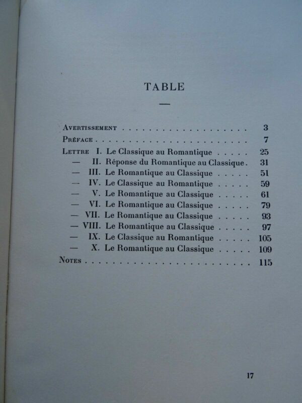 STENDHAL. Racine et Shakspeare 1927 Réponse au manifeste contre le Romantisme – Image 3