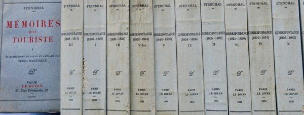 Stendhal LE DIVAN Martineau 66 volumes – Image 14