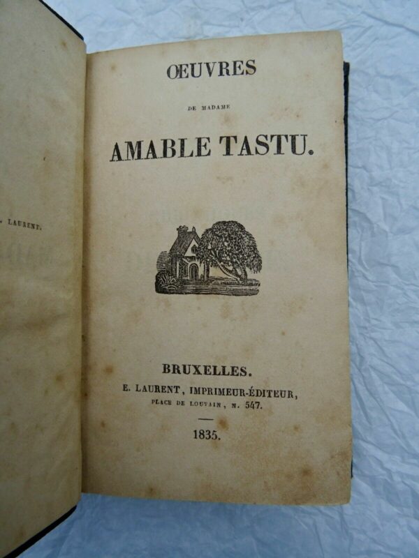 TASTU Madame OEUVRES DE MADAME AMABLE TASTU 1835 – Image 3