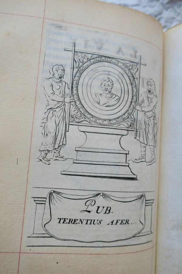 TERENCE Les Comédies de Térence 1771 reliure maroquin – Image 7