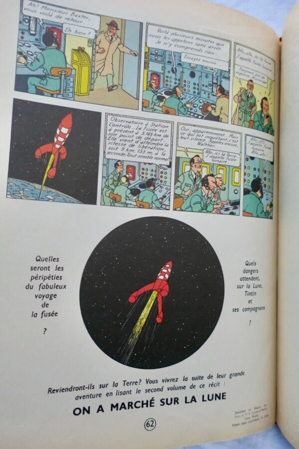 TINTIN HERGE Tintin OBJECTIF LUNE – Image 13